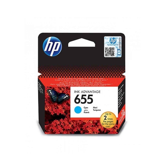 კარტრიჯი HP 655 Cyan Original Ink Advantage Cartridge (CZ110AE)