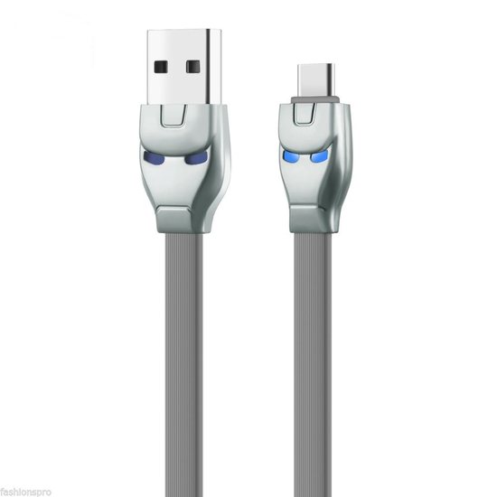 USB კაბელი HOCO U14 Steel Man USB Type-C Charging Cable 1.2m