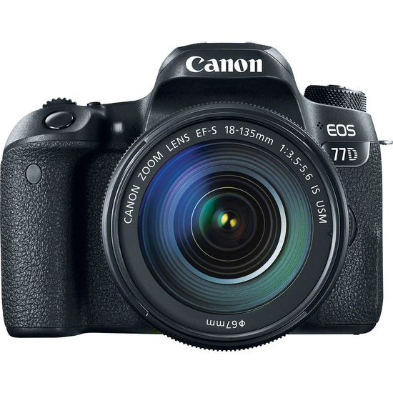 ფოტოაპარატი Canon EOS 77D with 18-135mm USM Lens