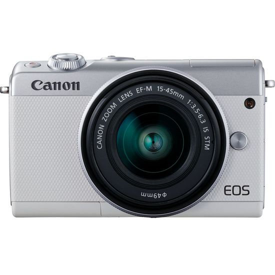 ფოტოაპარატი Canon EOS M100 White + Lens EF-M 15-45 IS STM