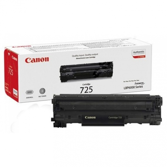 კარტრიჯი Canon 725 Bk Black Original Laser Toner Cartridge