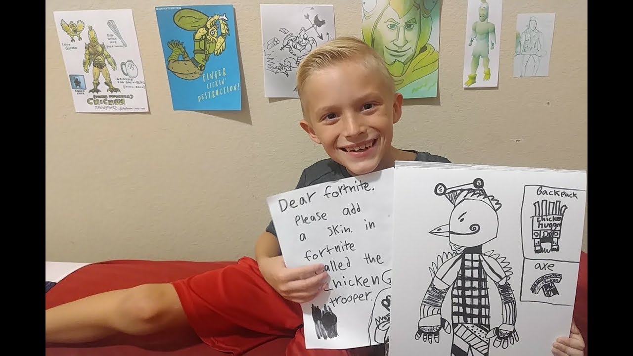 8 წლის ბავშვის , Fortnite - თვის გაგზავნილი კოსტუმის , თამაშის დროს ნახვის მომენტები (ვიდეო)