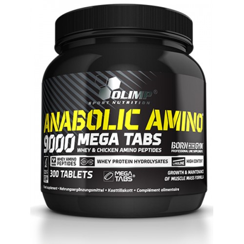 ამინომჟავა ANABOLIC AMINO 9000 MEGA TABS