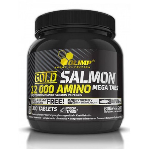 ამინომჟავა GOLD SALMON 12000 AMINO MEGA TABS