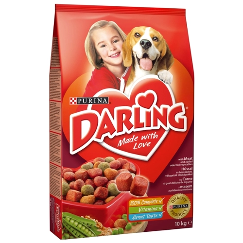 Darling ზრდასრული ძაღლის ქათმით და ბოსტნეულით 10 კგ