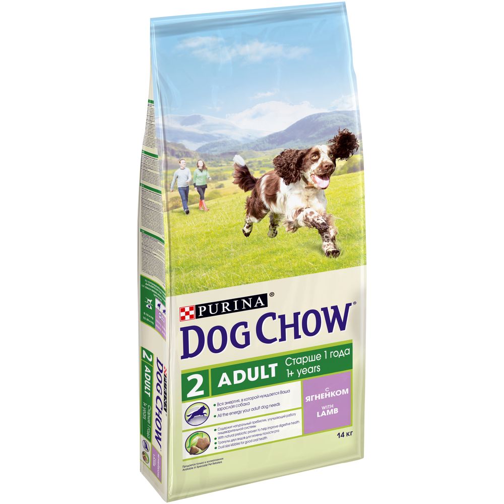 Dog Chow ზრდასრული ძაღლის ბატკნის ხორცით 14კგ