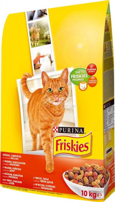 Friskies საქონლის ხორცით და ღვიძლით 2კგ