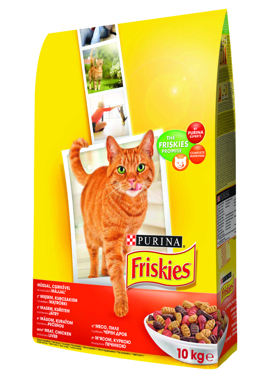 Friskies საქონლის ხორცით და ბოსტნეულით 10კგ