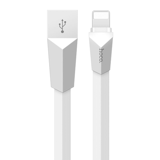USB კაბელი HOCO X4 Zinc Alloy rhombus Lightning Cable 2.4A