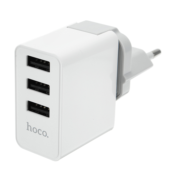 დამტენი HOCO C20 3 USB Charger EU