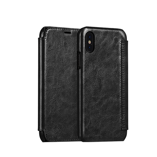 ქეისი HOCO Crystal Series Leather Flip Case for iPhone X