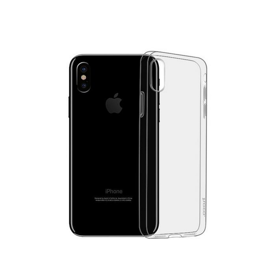 ქეისი HOCO Light Series TPU for iPhone X - Transparent Black