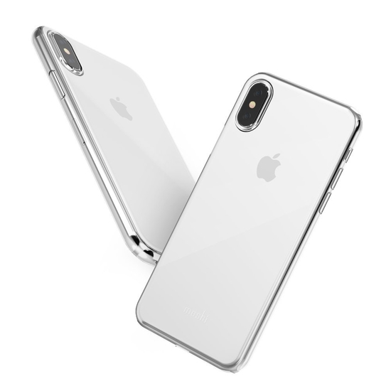 ქეისი Moshi (99MO111903) Super Skin For iPhone X - Transparent