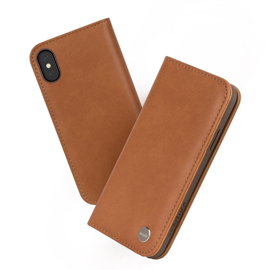 ქეისი Moshi Overture Wallet Case For iPhone X (99MO101751) - Caramel Brown